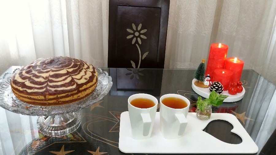 کیک زبرا♡