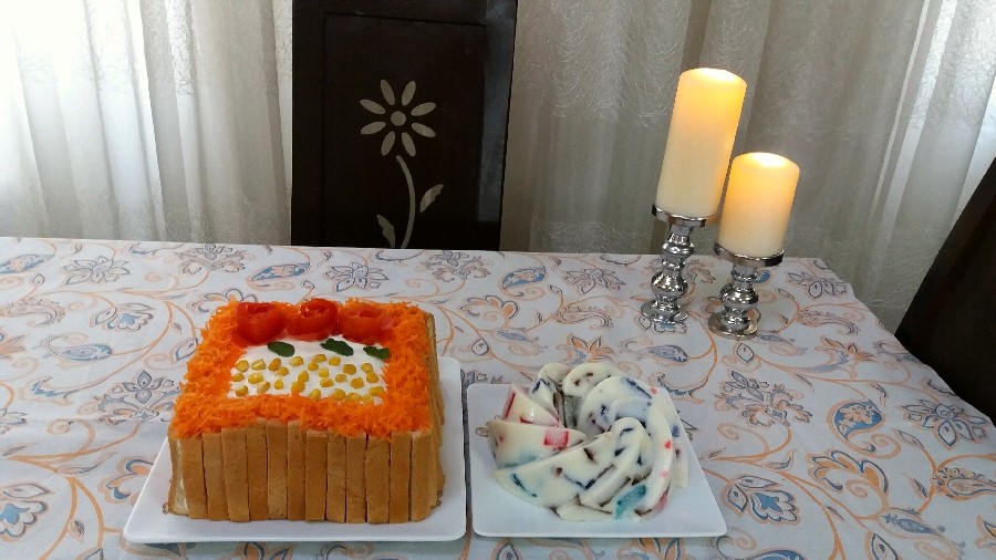 کیک سالاد الویه♡