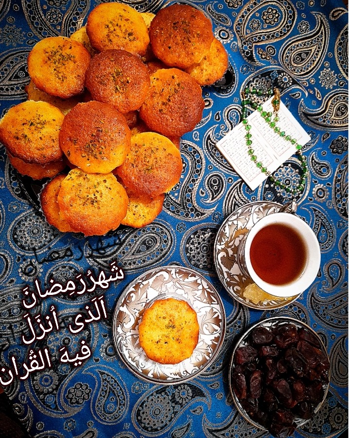 عکس کیک یزدی رَمَضانُ الکَریم