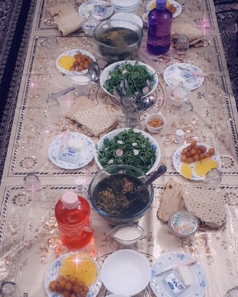 عکس سفره افطاری