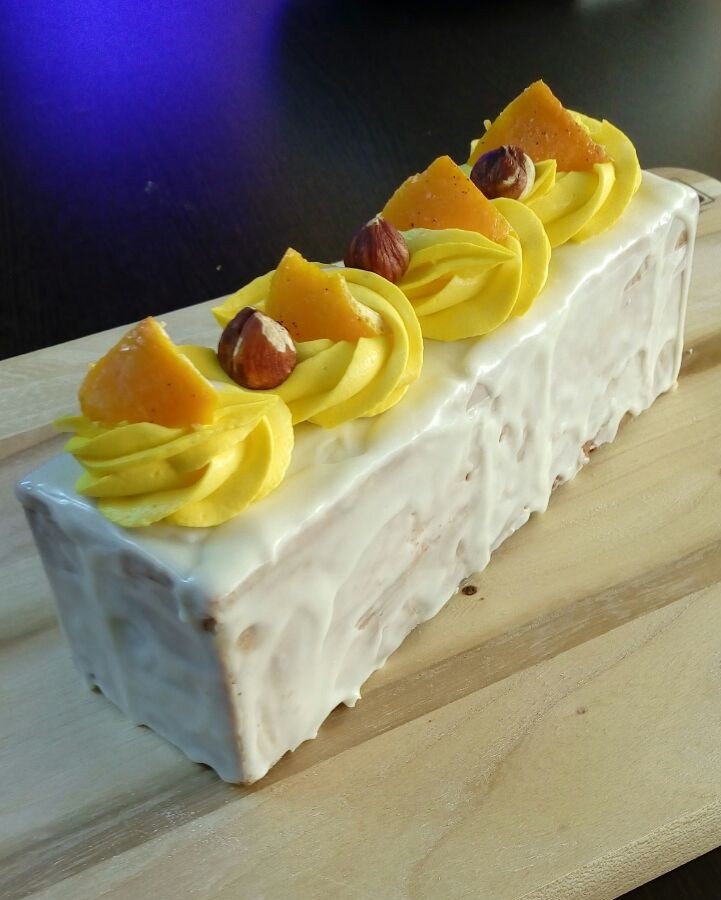 کیک پرتقال آجیلی با نوتلا