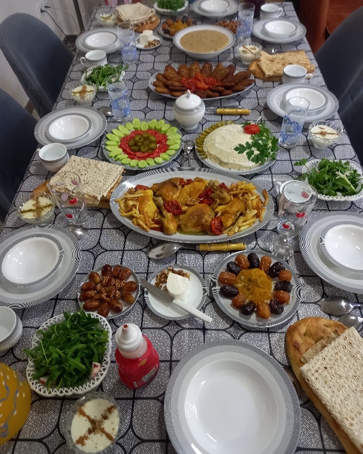 عکس سفره افطاری مهمونی 