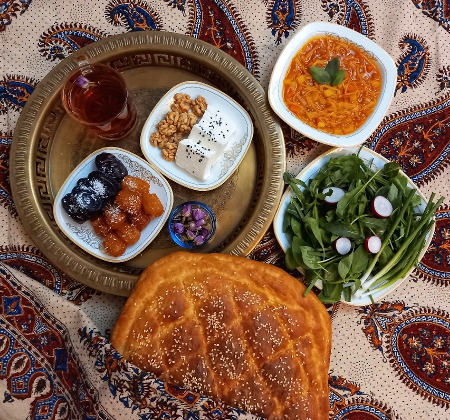 (افطار)نان پیده رمضان