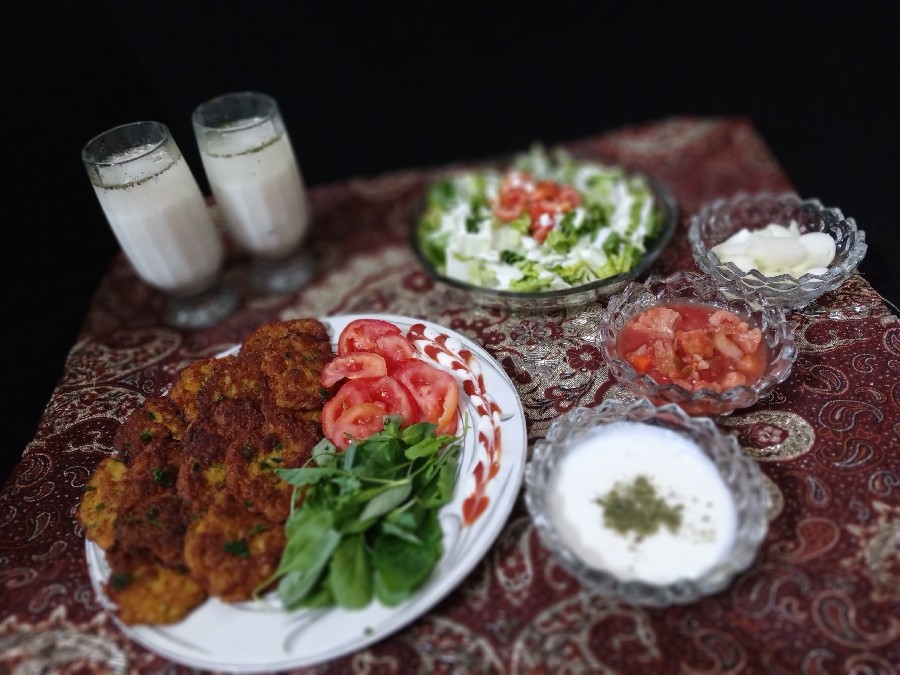 کتلت گوشت (شامی)
سحری روز دهم رمضان ۱۴۰۱