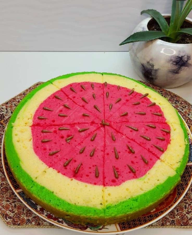 کیک هندوانه ای