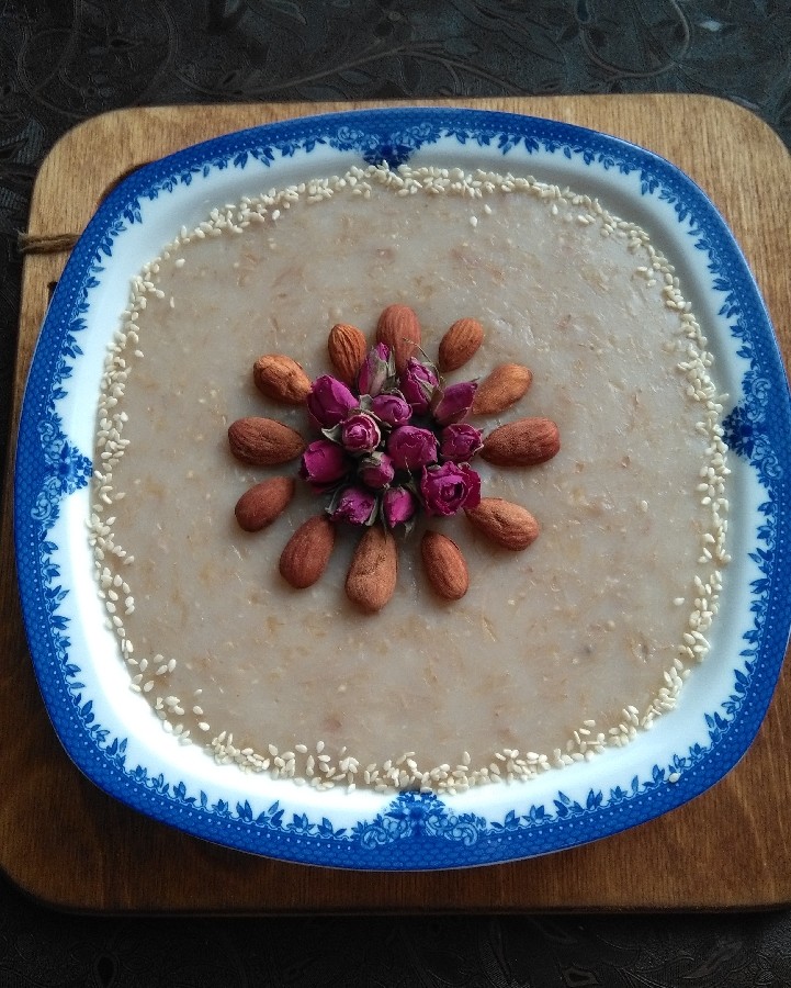 عکس حلیم گندم خانگی برای همسر عزیزم