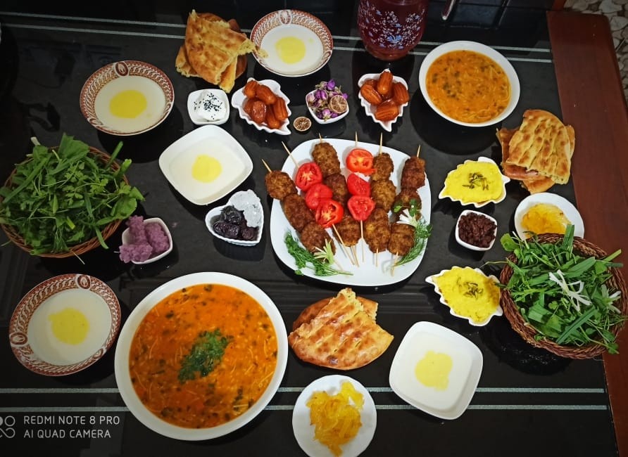 عکس افطاری طاعات و عبادات مورد قبول حق? التماس دعا❤