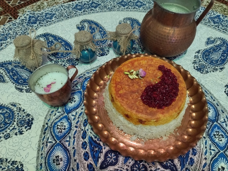 عکس ته چین افطاری ماه مبارک رمضان