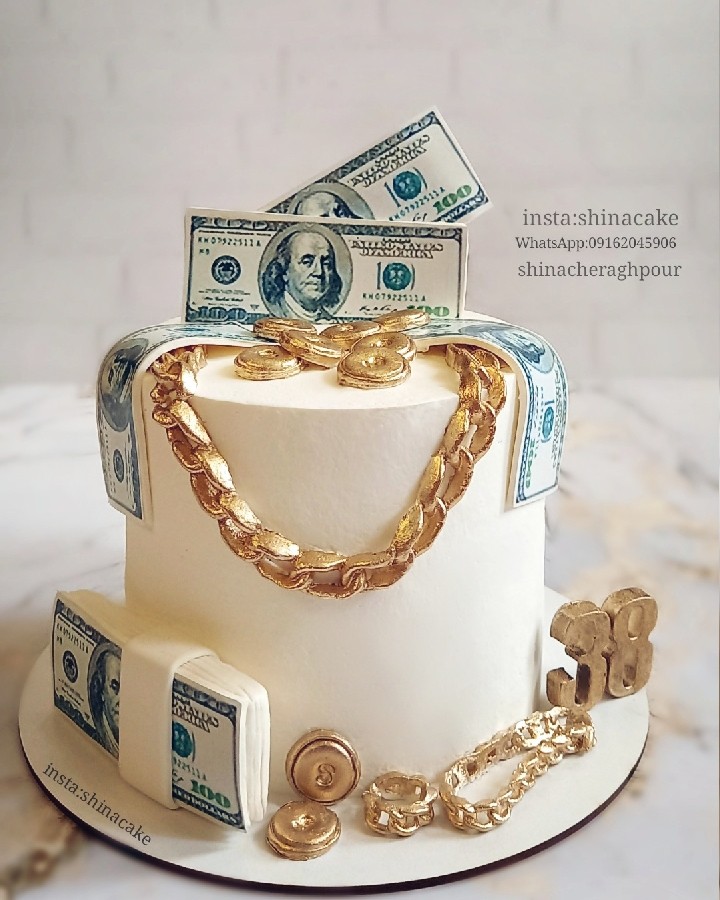 کیک  دلار
کیک جواهرات