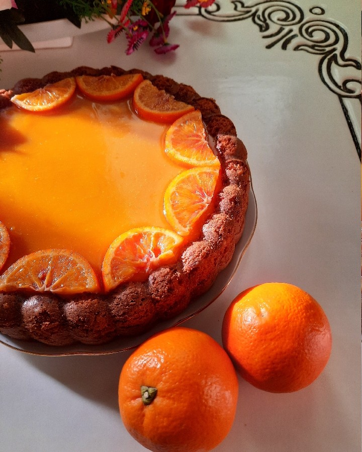 عکس کیک پرتقالی
با سس پرتقال