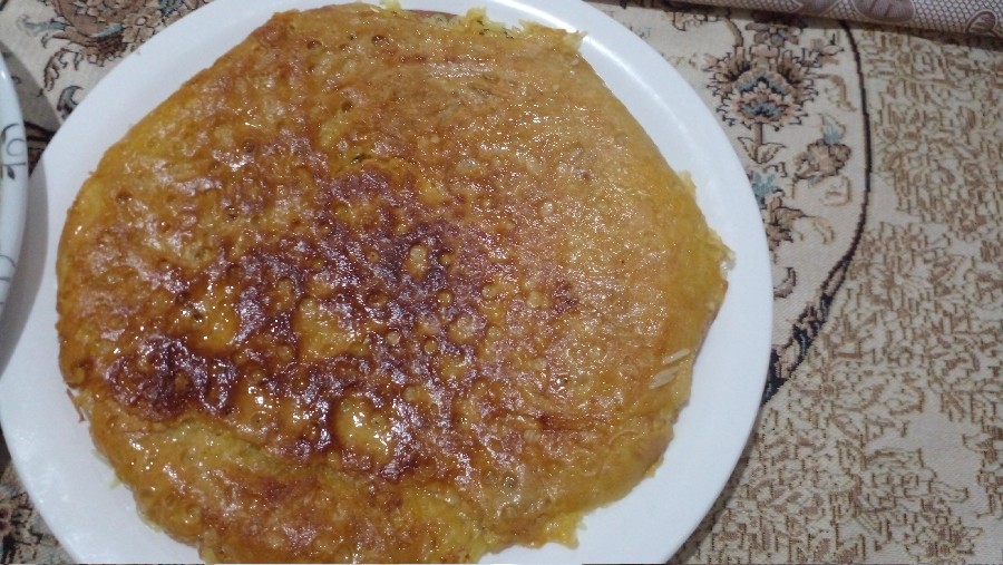 تهدیگ وبرنج مخلوط