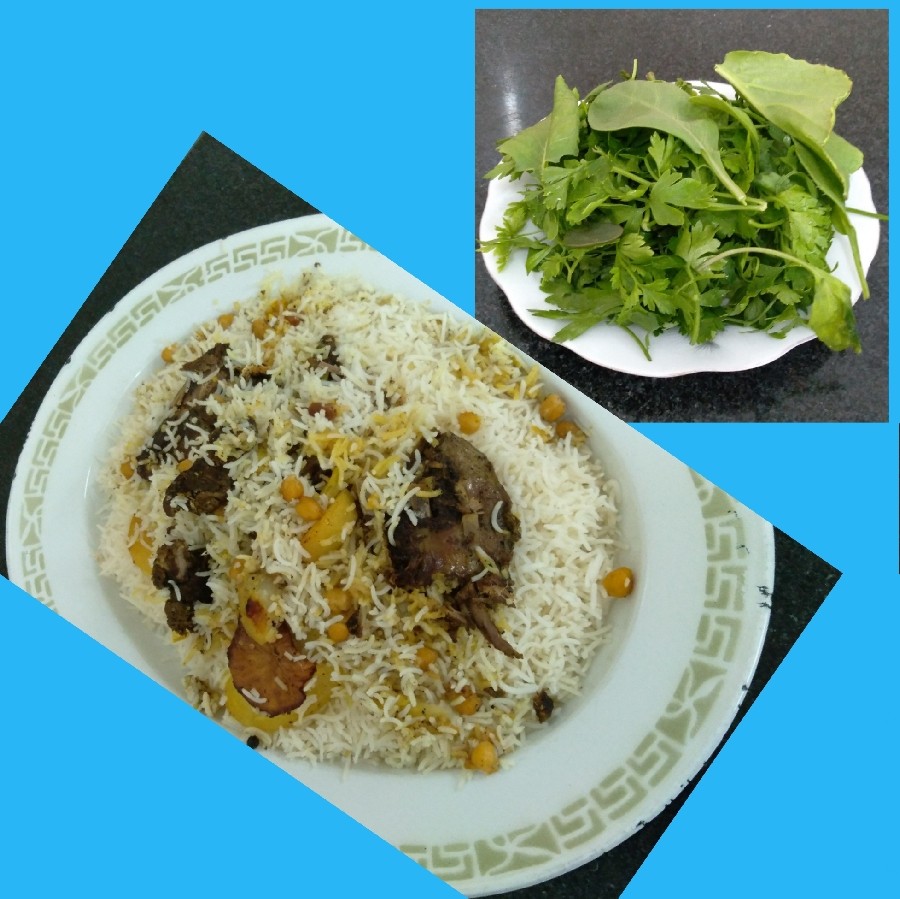 عکس برنج و گوشت سحری