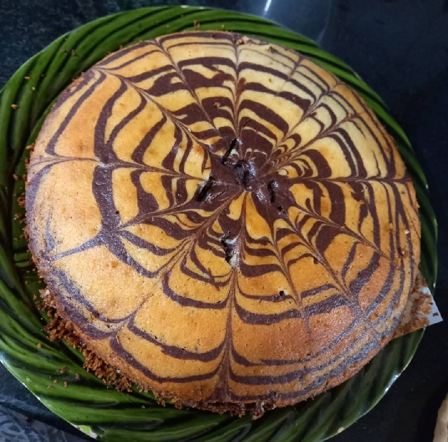 کیک زبرا(کپشن)