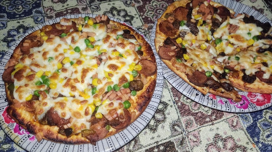 پیتزا خونگی 