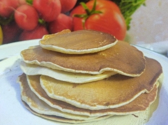 عکس پنکیک خونگی خوشمزه :)