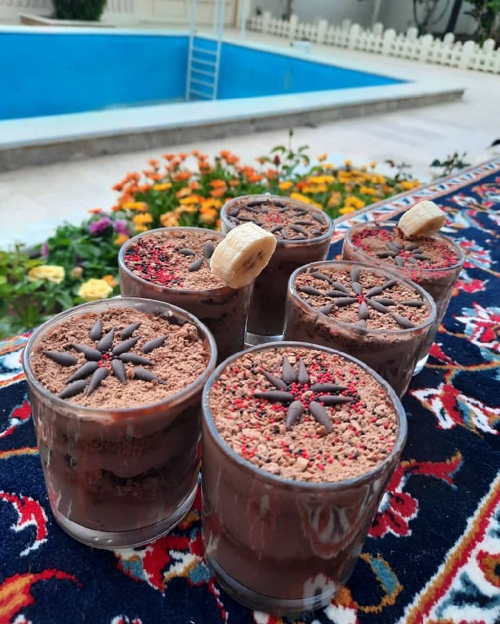 عکس پودینگ کاکائو