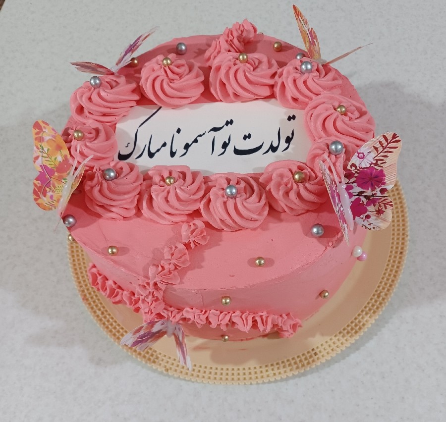 کیک تولد دخترونه بهاری#سفارشی#