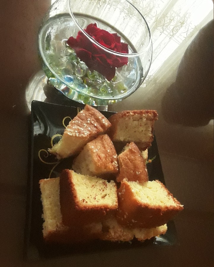 عکس کیک نارگیلی من