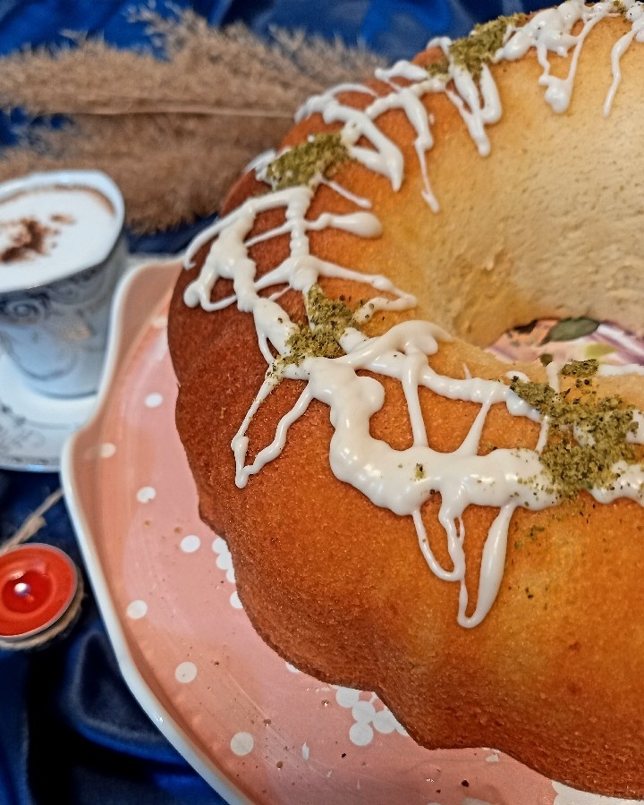 عکس کیک هل و گلاب