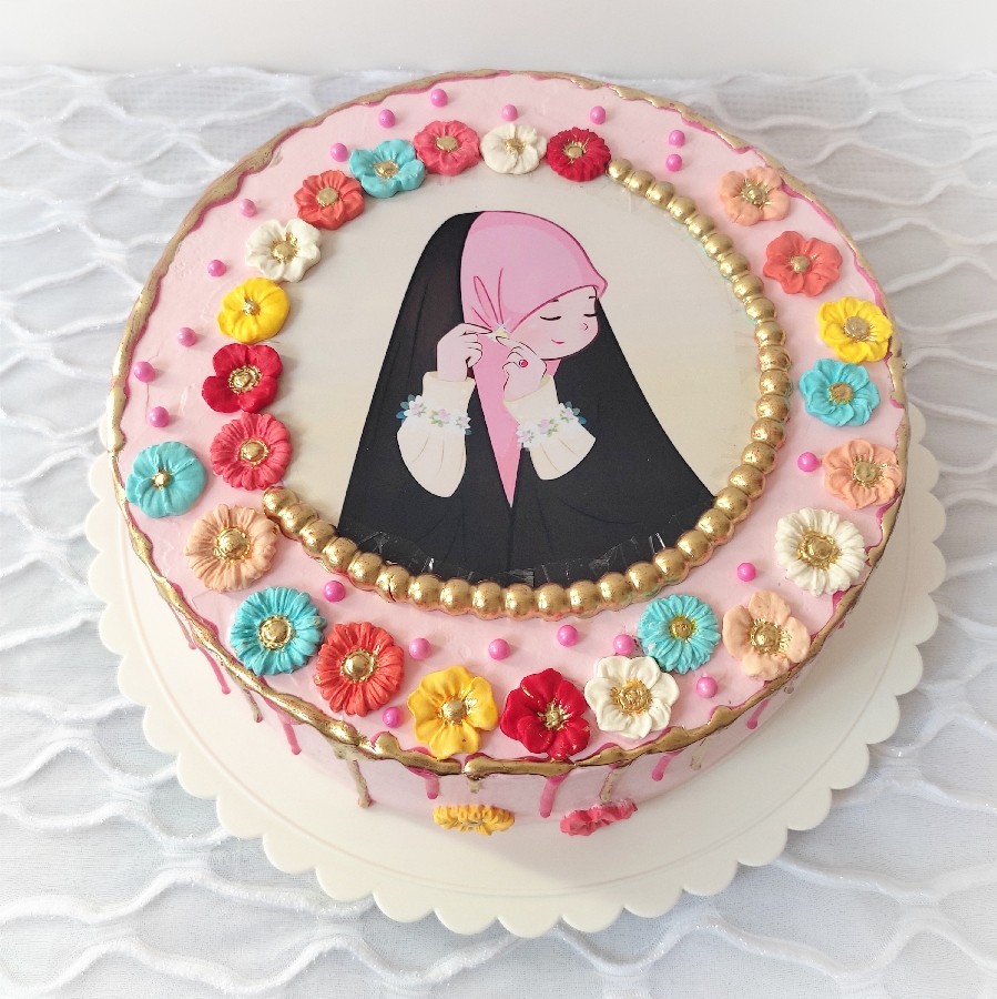 عکس کیک دخترونه ی بهاری