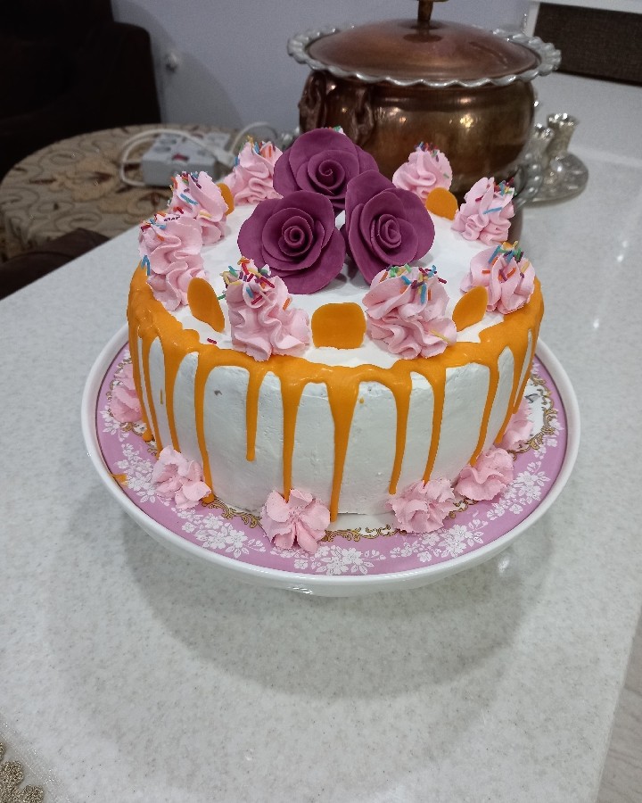 کیک تولد مامان جونم 