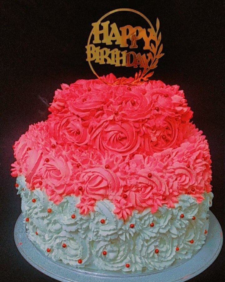 عکس کیک تولد به‌وزن پنج کیلو