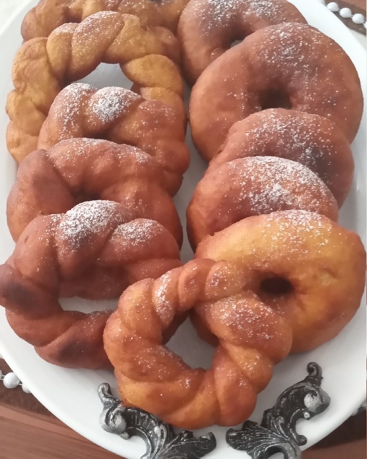 عکس دونات با پف عالی