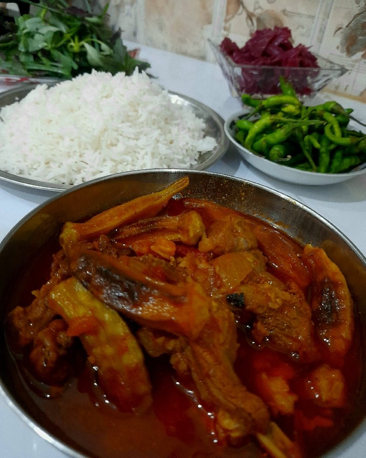 عکس خورشت بامیه