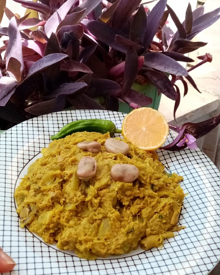 عکس خوراک باقالی (خمیس باقلا) 