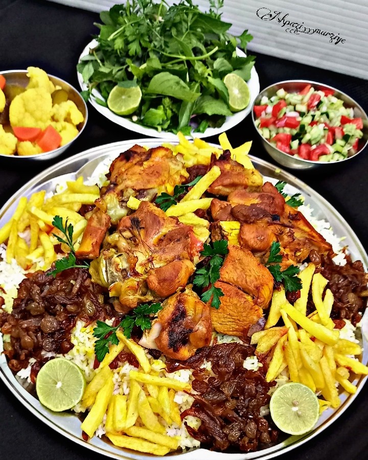 عکس خوراک گوشت بوقلمون