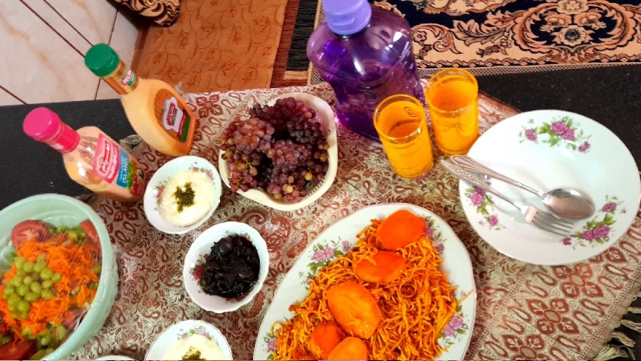 عکس نهار خونه مادرم