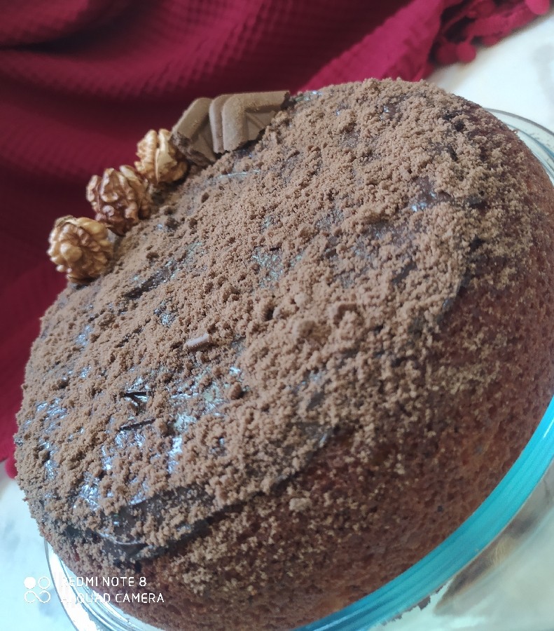 عکس کیک مخمری شکلاتی