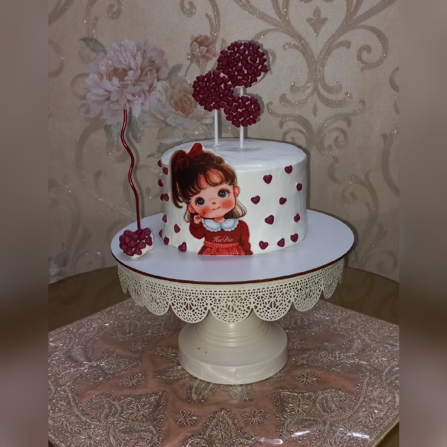 عکس کیک روز دختر