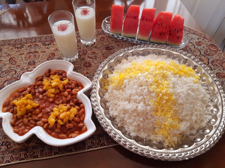 عکس خوراک لوبیا لطفا کپشن خوانده شود