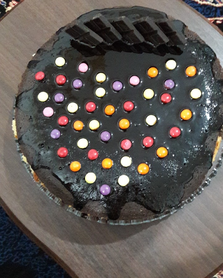 عکس کیک کاکائویی و ساده
