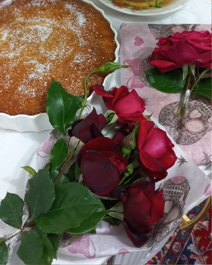 عکس کیک شربتی با دستور Leila.a
