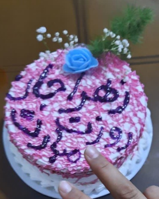 عکس کیک خامه ای