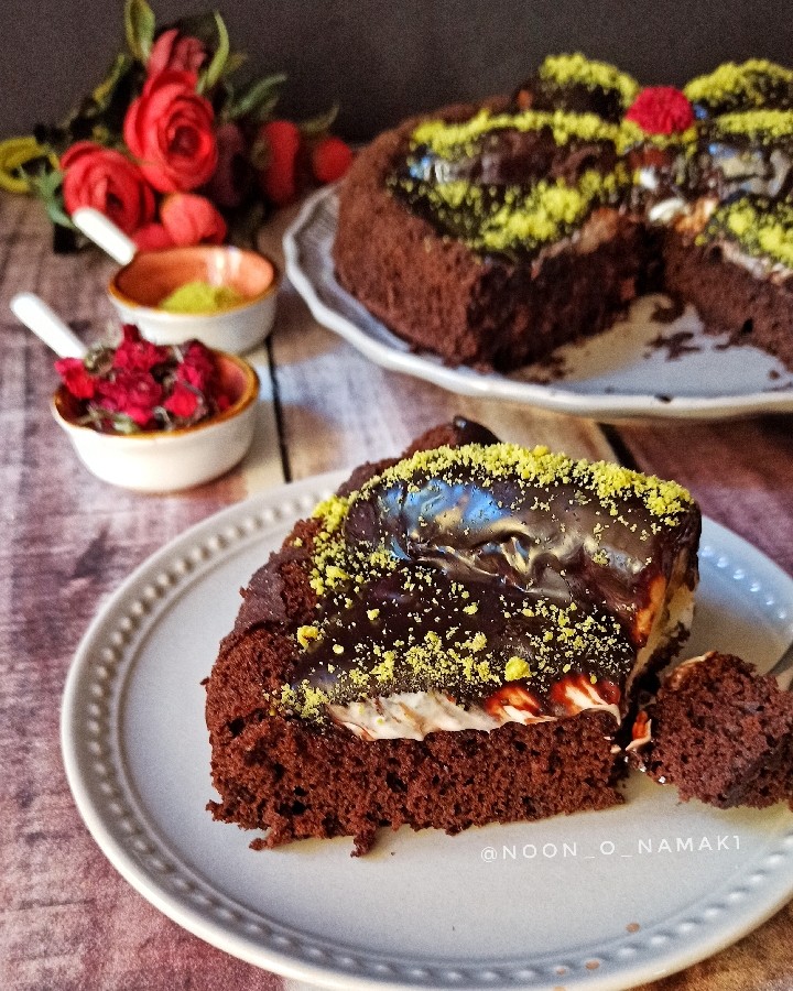 تارت کیک شکلاتی مالاگا(کافی شاپی)