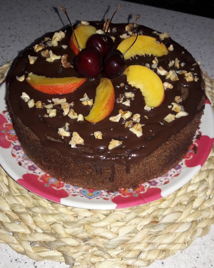 عکس کیک شکلاتی