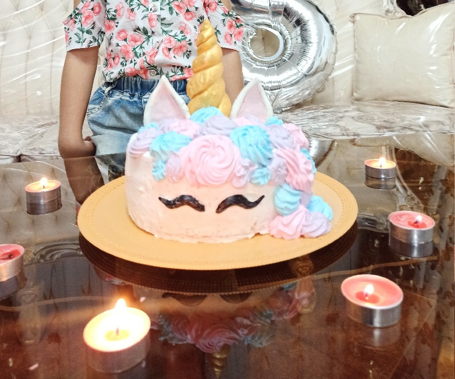 کیک تولد گل دخترم
