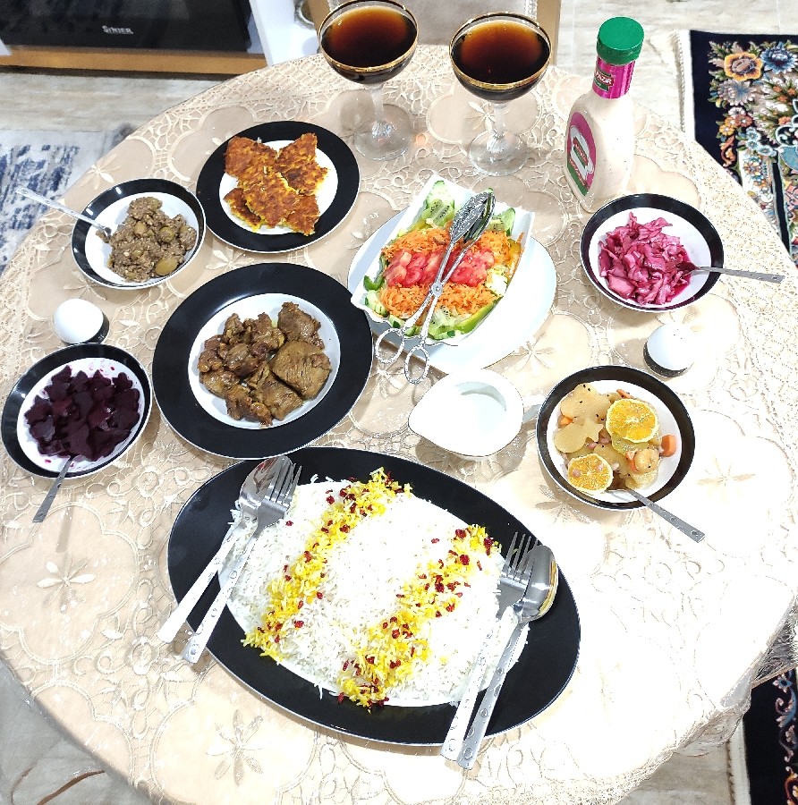 عکس غذای دو نفره