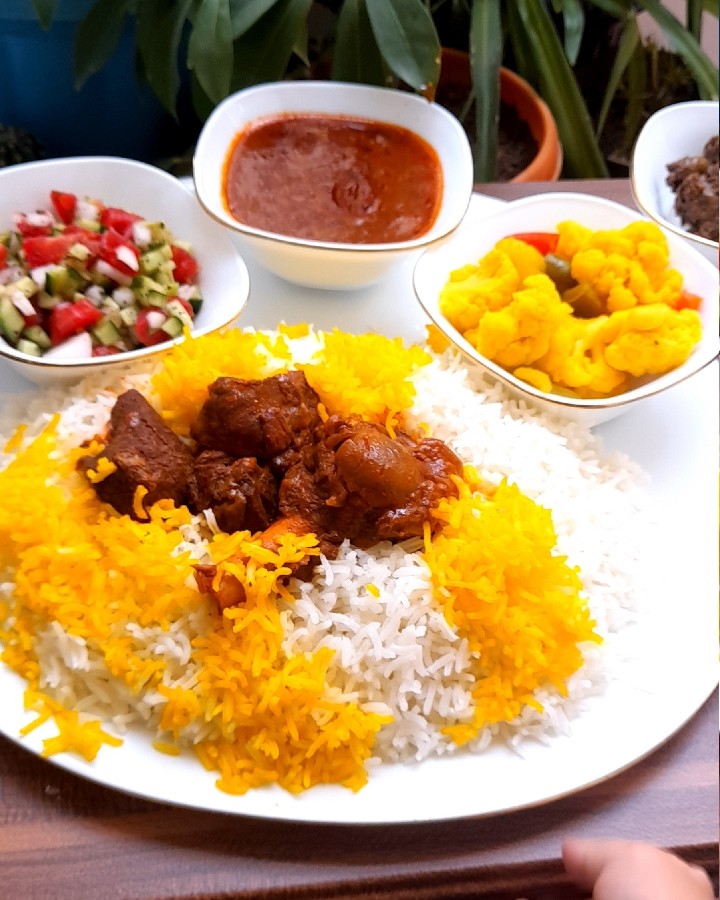 عکس چلو گوشت