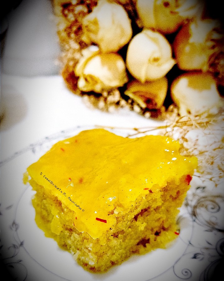 کیک زعفرانی