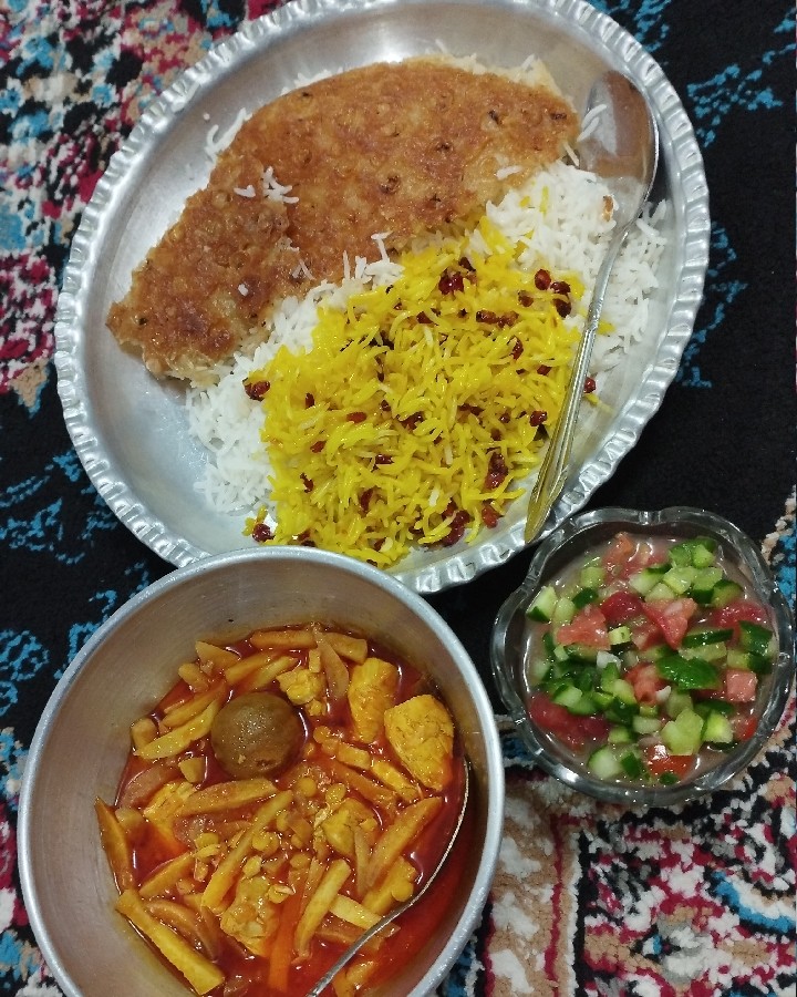 عکس خورشت قیمه .ساده
