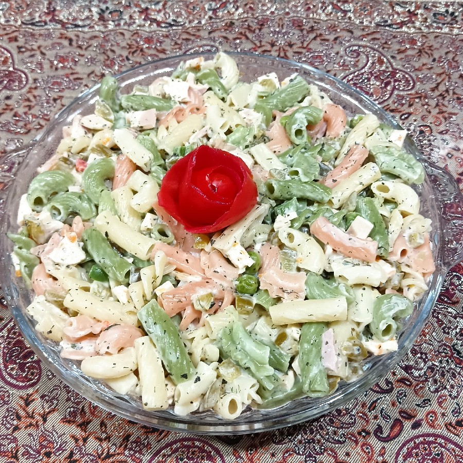 عکس سالاد ماکارونی