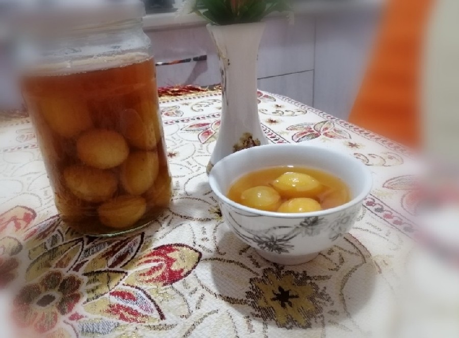 کمپوت_زردآلو خیلی خوشمزه و بی نظیره