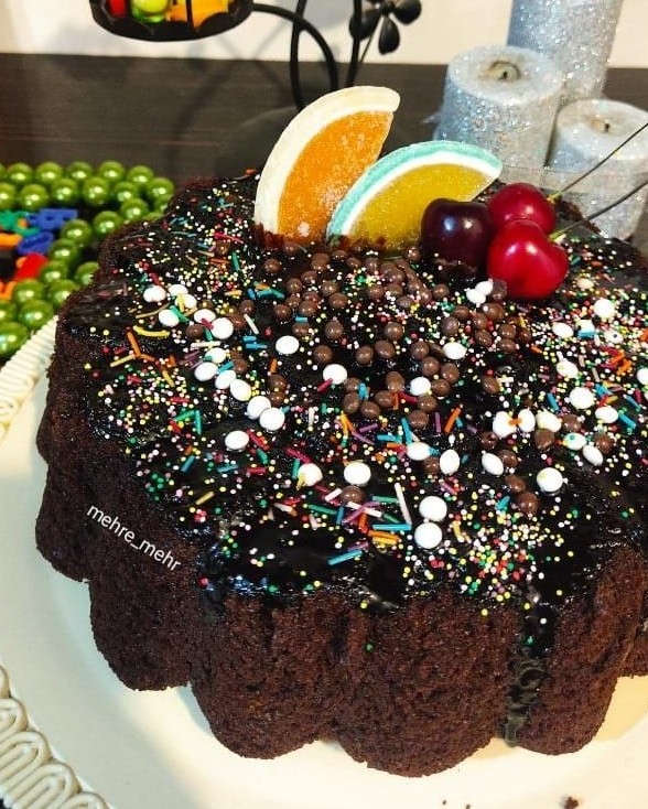 عکس کیک شکلاتی