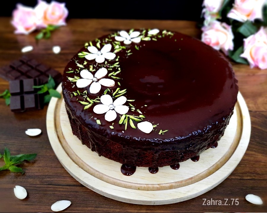 عکس کیک خیس شکلاتی(ترکیه)