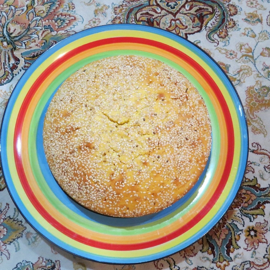 کیک زعفرونی ساده