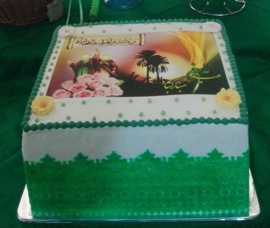 عکس #کیک عید غدیر خم
به وزن ده کیلو،